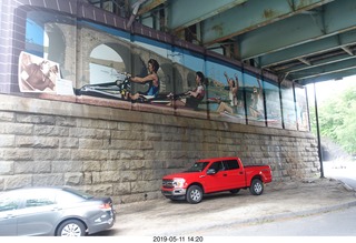 Philadelphia - river walk - mural