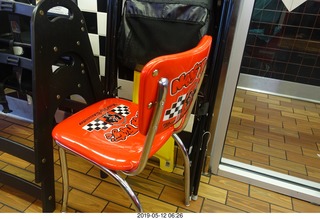 Nifty Fifty's restaurant chair