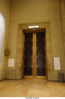 Philadelphia Museum of Art - fancy elevator