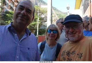 22 a0e. - Rio de Janeiro tour - Corcovado Mountain - Jesus Christ the Redeemer statue * + David + Jean + Adam