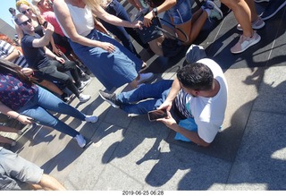 58 a0e. - Rio de Janeiro tour - Corcovado Mountain - Jesus Christ the Redeemer statue * - people taking pictures