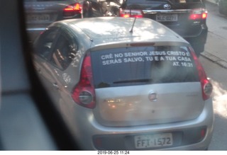 232 a0e. Rio de Janeiro tour - taxi for Jesus Cristo