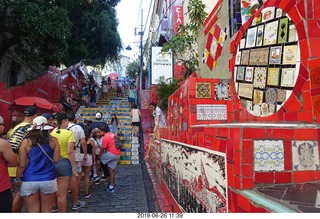 280 a0e. Rio de Janeiro - city tour Lapa Steps (Selar�n's Staircase)