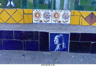 295 a0e. Rio de Janeiro - city tour Lapa Steps (Selar�n's Staircase)