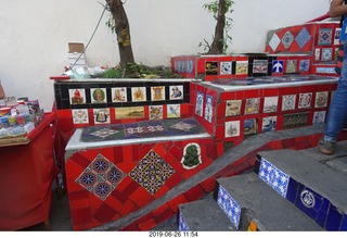 311 a0e. Rio de Janeiro - city tour Lapa Steps (Selar�n's Staircase)