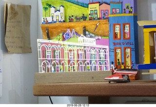 318 a0e. Rio de Janeiro - city tour Lapa Steps (Selar�n's Staircase) - souvenir shop