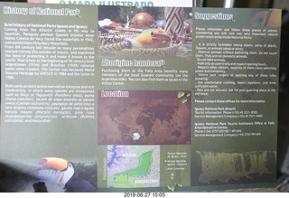 54 a0e. Iguazu Falls - sign