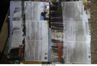 55 a0e. Iguazu Falls - sign