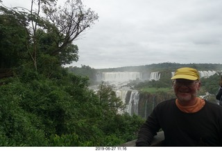 139 a0e. Iguazu Falls + Adam
