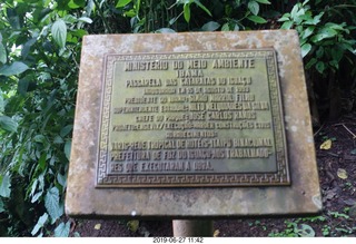 167 a0e. Iguazu Falls - sign