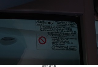 22 a0e. saying-no sign on the bus