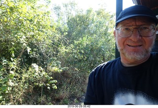 45 a0e. Iguazu Falls - train ride + Adam