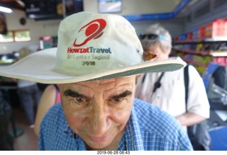 257 a0e. Iguazu Falls - Devil's Throat - David Marcus - butterfly