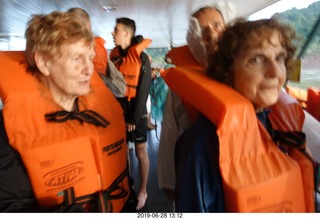 340 a0e. Iguazu Falls Macuco Boat Safari preparation
