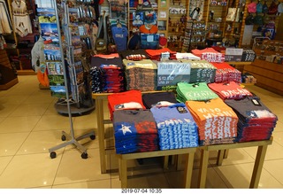 47 a0f. Chile - Santiago Airport - t-shirts but no eclipse t-shirts