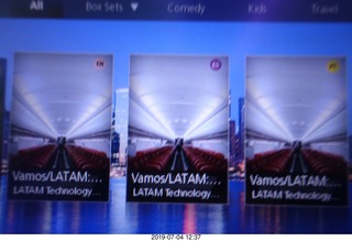 63 a0f. flight to Lima - LATAM Technology shows