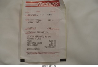 18 a0f. Redbanc receipt for friends in red bank, new jersey