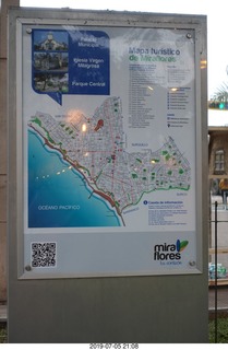 64 a0f. Peru - Lima run - map