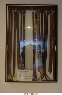 105 a0f. Peru - Lima hotel - belts