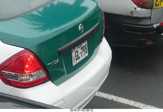 199 a0f. Peru - Lima tour - Peru license plat