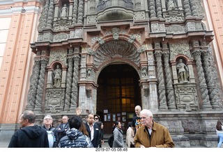 236 a0f. Peru - Lima tour - beautiful church