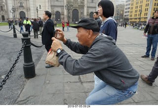 282 a0f. Peru - Lima tour - Peter taking a picture