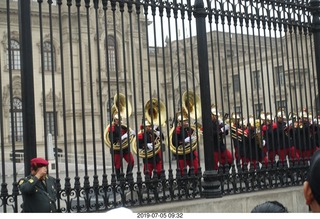 296 a0f. Peru - Lima tour - changing of the guard