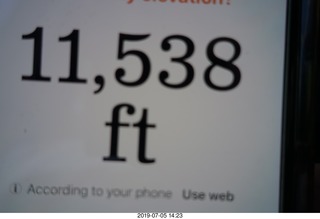 398 a0f. Peru - Cusco to hotel bus ride - 11538 feet altitude