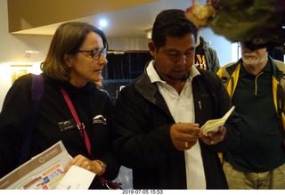 449 a0f. Peru - Aranwa hotel - Lynn and tour guide