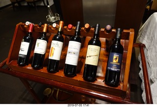 5 a0f. Peru - Aranwa Sacred Valley hotel - cool wines