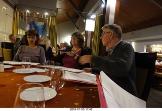 9 a0f. Peru - Aranwa Sacred Valley hotel dinner friends