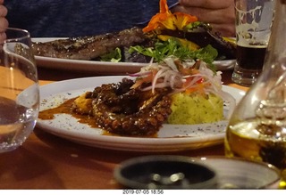 17 a0f. Peru - Aranwa Sacred Valley hotel - octopus appetizer