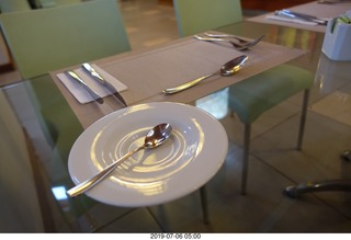 37 a0f. Peru - Aranwa Sacred Valley hotel - setting with 90-degree knife