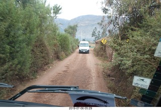 45 a0f. Peru - drive to Aguas Calientes Vistadome Train station