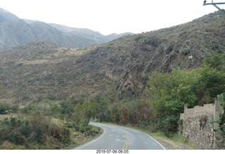 76 a0f. Peru - drive to Aguas Calientes Vistadome Train station