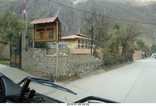 124 a0f. Peru - drive to Aguas Calientes Vistadome Train station