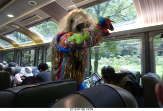 686 a0f. Peru - Vistadome Train ride back to Urubamba Valley
