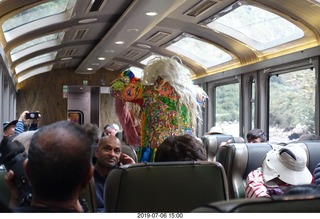 690 a0f. Peru - Vistadome Train ride back to Urubamba Valley