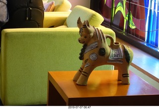 46 a0f. Peru - Aranwa Sacred Valley hotel - toy animal