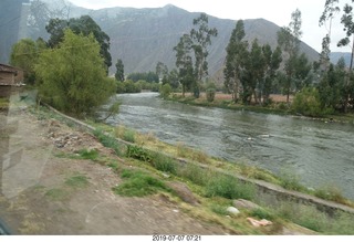 63 a0f. Peru - drive to cusco - river