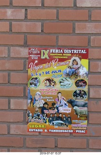 139 a0f. Peru - drive to cusco - poster