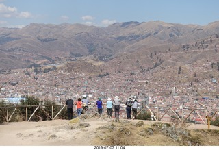 246 a0f. Peru - Sacsayhuaman fortress - town