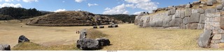 319 a0f. Peru - Sacsayhuaman fortress- panorama