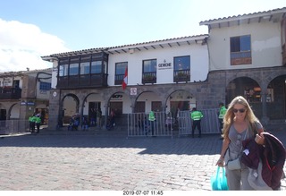 351 a0f. Peru - Cusco square