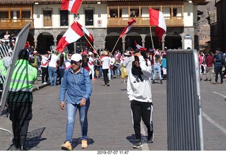 355 a0f. Peru - Cusco square