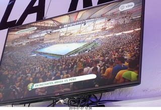 380 a0f. Peru - Cusco square - Quillo Restobar - soccer frenzy