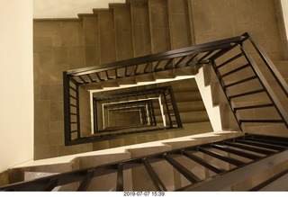 8 a0f. Peru - Cusco - Hilton hotel stairs