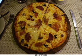 18 a0f. Peru - Cusco - Hilton hotel  - pizza dinner