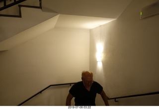 30 a0f. Cusco - morning stair climb in lieu of run + Adam