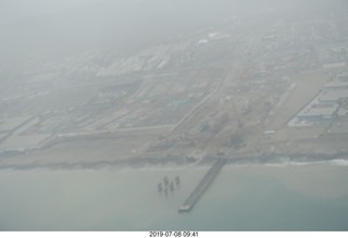 134 a0f. aerial - Peru - flight from Cusco to Lima - Pacific Ocean beach